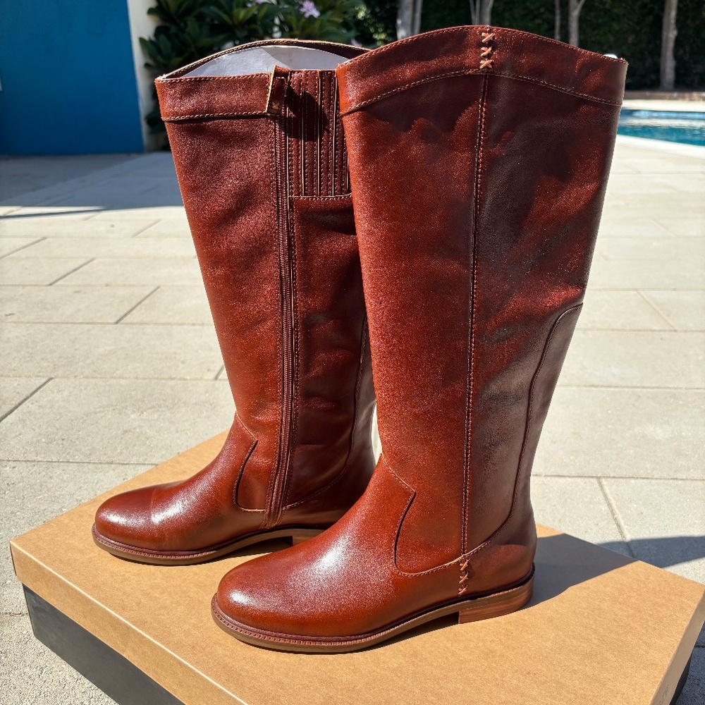 Kelsi Dagger Brooklyn Tall Brown Women's Boots Size 8